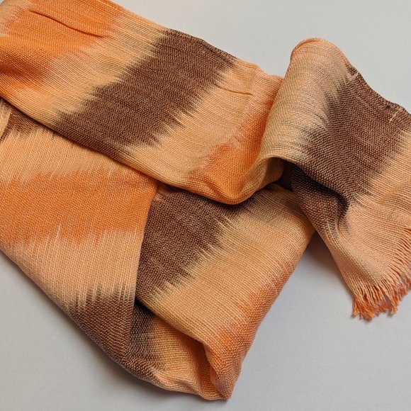 COLLECTION XIIX CORAL BLOSSOM Skinny Wrap Scarf - Picture 5 of 7